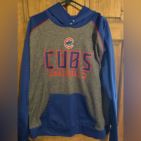 Chicago Cubs Hooded Sweatshirt 2XL - Picture 1 of 2